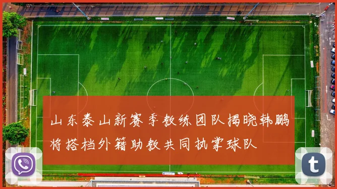 山东泰山新赛季教练团队揭晓韩鹏将搭档外籍助教共同执掌球队